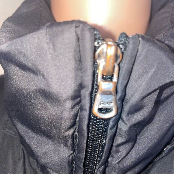 Guess women’s puffer coat jacket in black zip up SZ Sm black down full zip - Picture 12 of 12